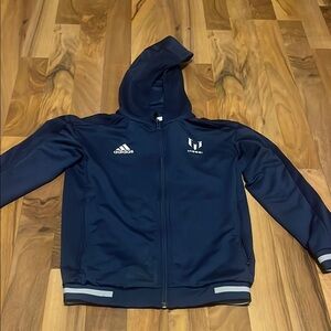 Adidas Messi Kids Navy Blue Jacket